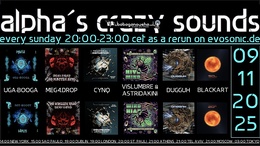 alpha.s crazy sounds: Darkpsy · Hi-Tech · Psycore · 6 nov 25, 20:00