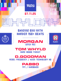 WHYLDAY 2025 feat DJ MORGAN (USA) · 7 nov. 25, 21:00