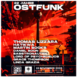 22 JAHRE OSTFUNK · 15 Nov 25, 22:00
