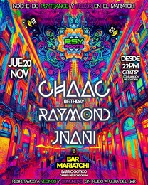 PSYROOTS PSYTRANCE COMMUNITY BARCELONA - BDY CHAAC · 20 Nov 25, 22:00