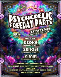 PSYCHEDELIC FREEDAY PARTY · 21 Nov 25, 20:00
