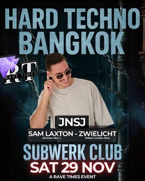⛓️HARD TECHNO w/ JNSJ | by Rave Times · 29 Nov 25, 22:00