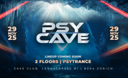 PSYCAVE PSYTRANCE PARTY AT 2 FLOORS! · 29.11.25, 22:00