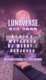 LUNAVERSE - a full moon ecstatic rave · 5 Dec 25, 22:00