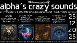 alpha.s crazy sounds: darkpsy*psycore*hitech · 25 dic 25, 20:00