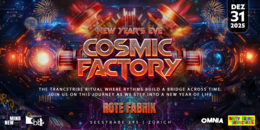 COSMIC FACTORY NYE · 31 Dec 25, 21:00