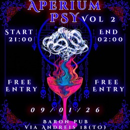 Aperium Psy Vol 2 · 9 ene 26, 21:00