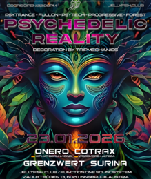 Psychedelic Reality presents. Onero & Cotrax · 23 Jan 26, 22:00