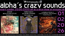 alpha.s crazy sounds: *darkpsy*hitech* · 29 Jan 26, 20:00