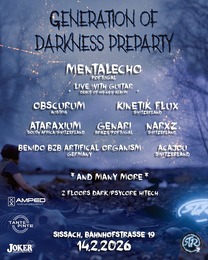 Generation of Darkness - Preparty · 14 Feb 26, 22:00