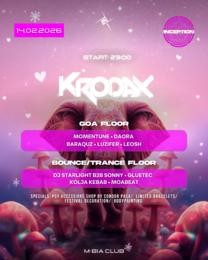INCEPTION w/ KrodaX - First time in Berlin| 2 FLOORS | GOA & BOUNCE/TRANCE · 14 Feb 26, 23:00