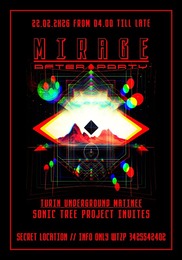 MIRAGE AFTER PARTY // TURIN UNDERGROUND MATINEE // SECRET LOCATION · 22 Feb 26, 04:00