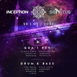 Nebula x Inception x Sonitus w/ Djingis Khan · 28 Feb 26, 23:00