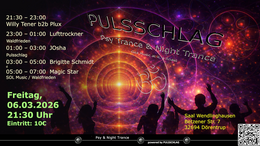 Psy & Night Trance powered by PULSSCHLAG · 06.03.26, 21:30