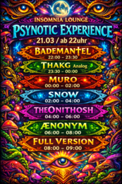 PSYNOTIC EXPERIENCE · 21.03.26, 22:00