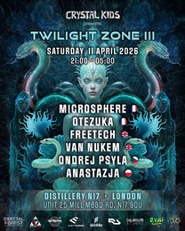 Crystal Kids: Twilight Zone III · 11 Apr 26, 21:00