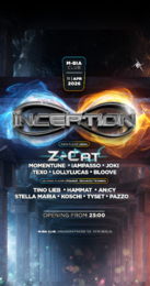 INCEPTION w/ Z-Cat| 2 FLOORS | GOA & TECHNO · 11 Apr 26, 23:00