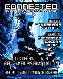 CONNECTED // MOUNTAIN UNDERGROUND COCKTAIL // SONIC TREE PROJECT INVITES · 8 May 26, 18:00