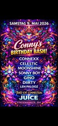 CONNY’S B.DAY BASH · 9 May 26, 22:00