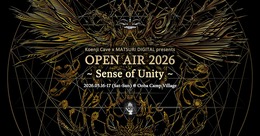 Koenji Cave X Matsuri Digital Presents - Open Air 2026 ~ Sense of Unity ~ - · 16 mai 26, 12:00