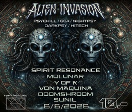 Alien Invasion · 6 jun 26, 21:00