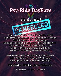 Psy-Ride DayRave · 13 juin 26, 14:00