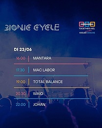 Bionic Cycle Takeover @ TOGETHER KIEL - Umsonst und Draussen · 23.06.26, 16:00