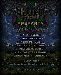 Black Ritual preparty 🇨🇭 · 27 Jun 26, 18:00