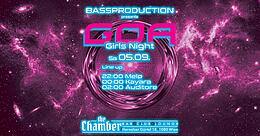 Bassproduction presents GOA (Girls Edition) · 5 Sept 26, 22:00