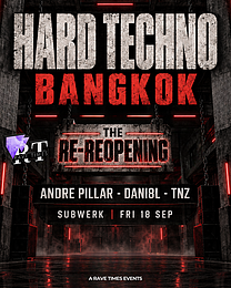 HARD TECHNO w/ Andre Pillar (Kurai Rec) | SUBWERK Reopening Event! · 18 Sept 26, 22:00