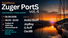Zuger PortS Vol 4 . DAYDANCE / FREE ENTRY · 26 Sept 26, 16:00