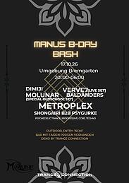 Manu's b-day bash · 17 Oct 26, 20:00