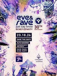 eve&rave Benefizparty 2026 · 23 Oct 26, 18:30