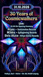 30 Years of Cosmicwalkers · 31 Oct 26, 21:30