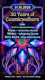 30 Years of Cosmicwalkers · 31 Oct 26, 22:00