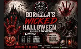 Gorilla's Wicked Halloween · 31 Oct 26, 20:00