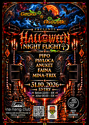 HALLOWEEN NIGHT FLIGHT ☥ ☽ · · 31 oct. 26, 22:00