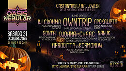 OASIS NEBULAR / HALLOWEN · 31 oct. 26, 11:00