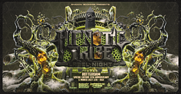 HIPNOTIC TRIBE LABEL NIGHT ROTTERDAM / Special Edition 13th Anniversary flyer