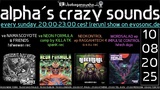 alpha.s crazy sounds: darkpsy vs hitech · 7 Aug 25, 20:00