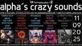 alpha.s crazy sounds · 11 sept. 25, 20:00