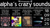 alpha.s crazy sounds live · 18 Sept 25, 20:00