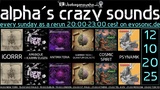alpha.s crazy sounds: metal breakcore darkpsy psycore hitech show · 9 Oct 25, 20:00