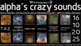 alpha.s crazy sounds: forest, darkpsy, hitech · 16 oct. 25, 20:00