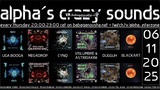 alpha.s crazy sounds: Darkpsy · Hi-Tech · Psycore · 6 nov 25, 20:00