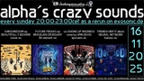 alpha.s crazy sounds: darkpsy * psycore * hitech · 13.11.25, 20:00