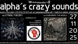 alpha.s crazy sounds: darkpsy * psycore * · 27 nov 25, 20:00