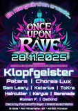 Once Upon a Rave B Day Speziale · 28 nov 25, 22:00