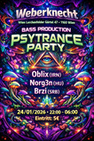 BASSPRODUCTION PSYTRANCE PARTY · 24 Jan 26, 22:00