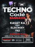 Techno Code (130 - 140bpm) w/ KASAT KA (Cult) · 25 Feb 26, 22:00